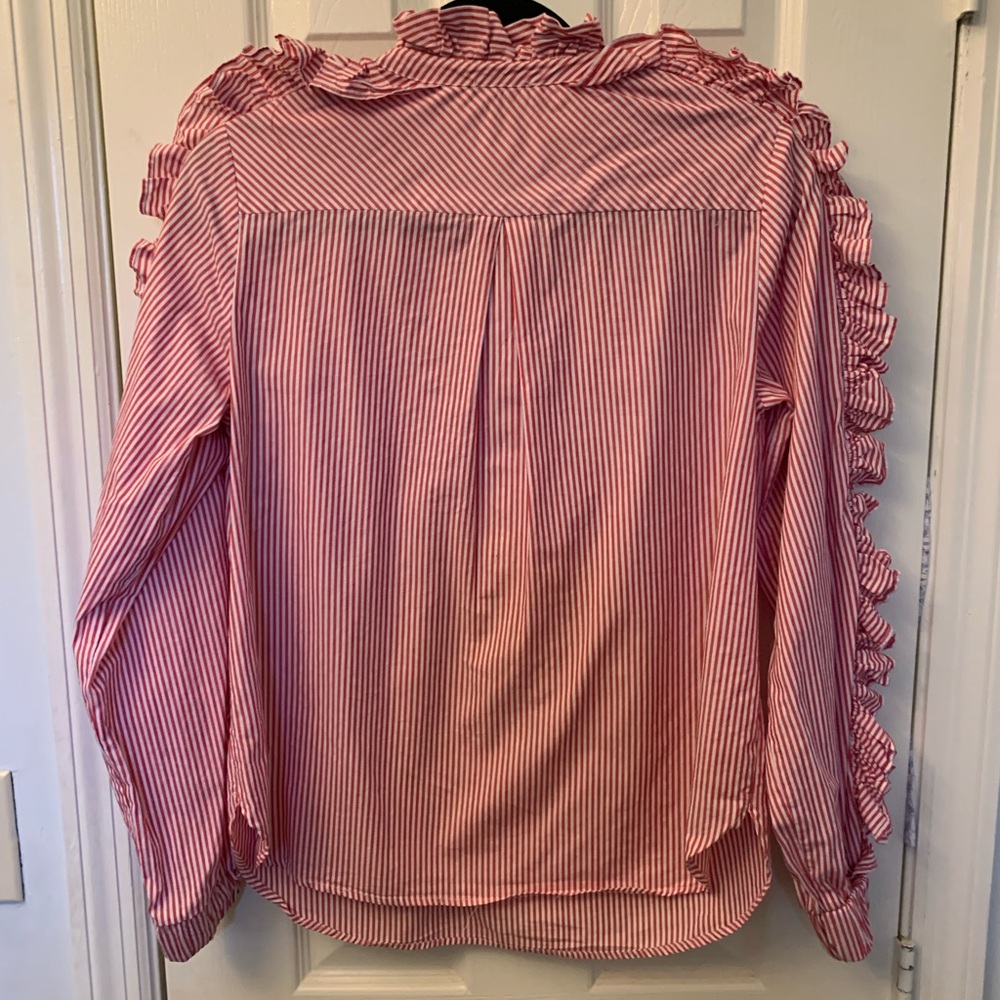 Stripe & Ruffle Pull-Over - Picture 8 of 10